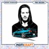 Paul Walker PNG Design Instant Download