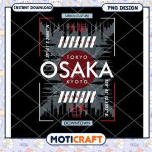 Osaka Tokyo Kyoto PNG Design