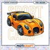 Orange Sport Car PNG Design 1 Orange Sport Car PNG Design