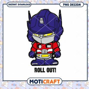 Option 1 (Focus on character) Optimus Prime PNG Design, Cute Cartoon