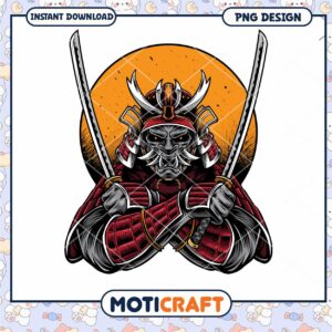 Oni Samurai PNG Design Download