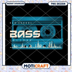 Old School Bass Culture PNG Design