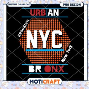 NYC Urban Design PNG Sublimation