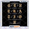 NYC Urban Alphabet PNG Design Instant Download
