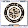 NYC Superior Goods PNG Logo Design