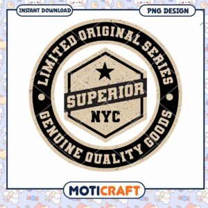 NYC Superior Goods PNG Logo Design