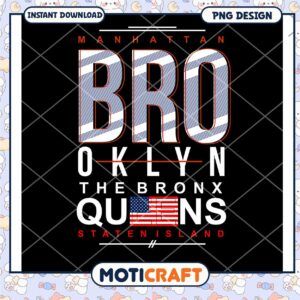 NYC Bro Design PNG Sublimation