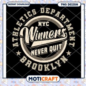 NYC Athletics Winners PNG Design