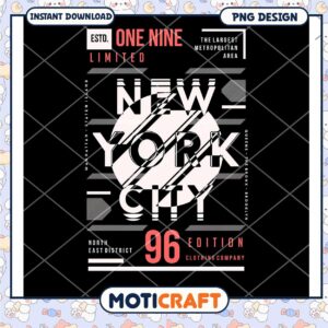 NYC 96 Edition PNG Design Graphic