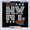 NYC 09 Design PNG Sublimation