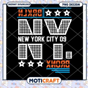 NYC 09 Design PNG Sublimation