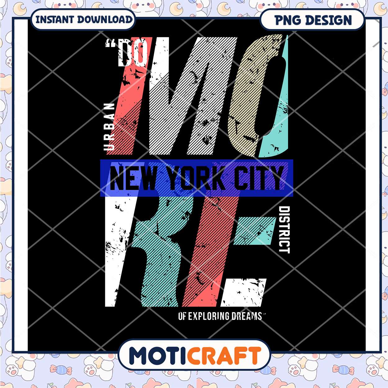 New York City Urban Style PNG Design New York City Urban Style PNG Design