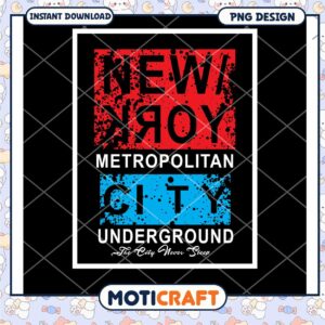 New York City Underground PNG Design