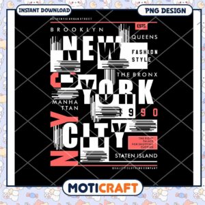 New York City PNG Design Fashion Graphic