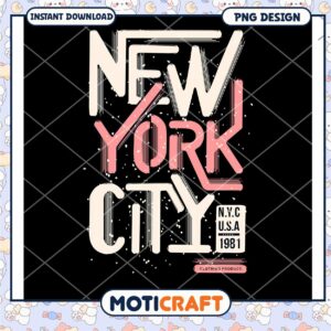 New York City PNG Design 1981