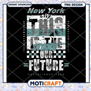 New York City Graphic PNG Design
