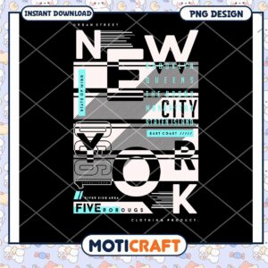 New York City Five Boroughs PNG Design