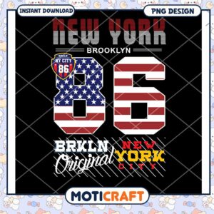 New York Brooklyn 86 PNG Design
