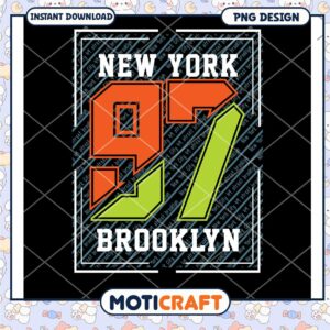 New York 92 Brooklyn PNG Design