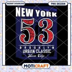 New York 53 Brooklyn PNG Design