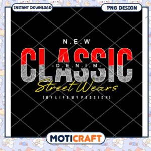 NEW Classic Denim Streetwear PNG