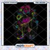 Neon Graffiti Mickey PNG Design