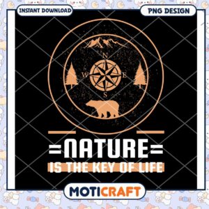 Nature Compass PNG Design Download
