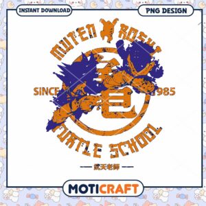 Muten Roshi Turtle School PNG Design