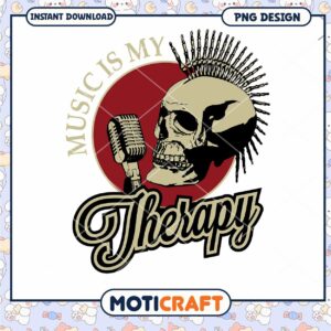 Music Skull PNG My Therapy Design