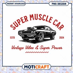 Muscle Car PNG Design Vintage Vibes