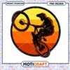 Mountain Biker Sunset PNG Design