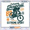 Mountain Bike PNG Design Extreme Downhill