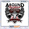 Motorcycle PNG Design Around The World Touring