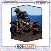 Motocross Rider PNG Design