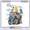 Monster Truck PNG Design Instant Download