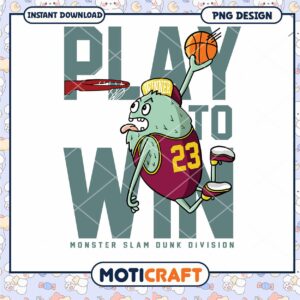 Monster Slam Dunk PNG Design