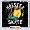 Monster Skateboard PNG Design