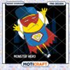 Monster Hero PNG NYC Superhero Design