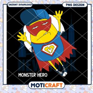 Monster Hero PNG NYC Superhero Design