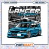 Mitsubishi Lancer Evolution PNG Design