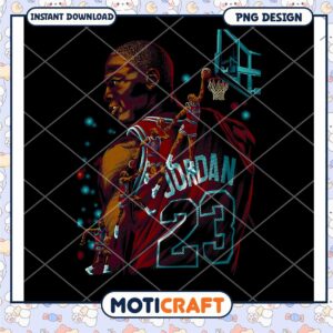 Michael Jordan PNG Design Instant Download