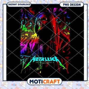 Metallica Skull PNG Design Instant Download