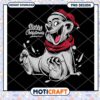 Merry Christmas Bear PNG Design