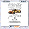 McLaren P1 PNG Design Instant Download