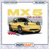 Mazda MX5 PNG Design Instant Download