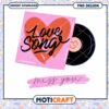 Love Song Vinyl PNG Design