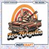 Los Angeles Vintage Car PNG Design