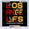 Los Angeles Pixel Art PNG Design
