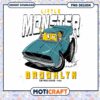 Little Monster Car PNG Design