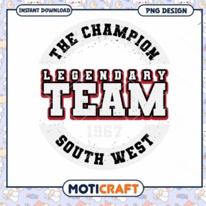 Legendary Team 1967 PNG Design